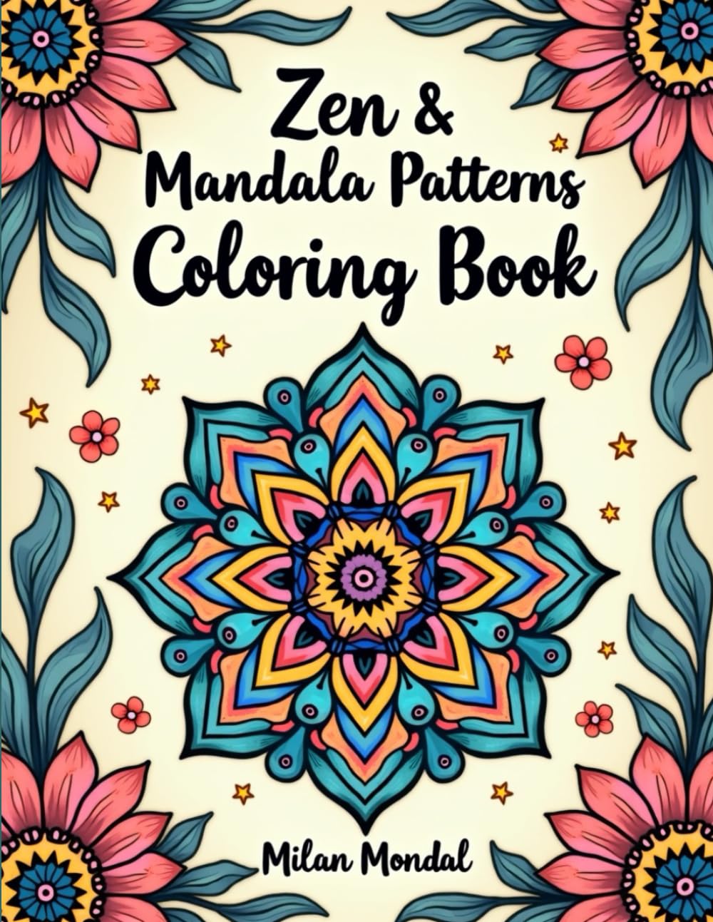 Zen & Mandala Patterns Coloring Book: Relaxing Geometric & Spiritual Mandalas for Stress Relief and Mindfulness