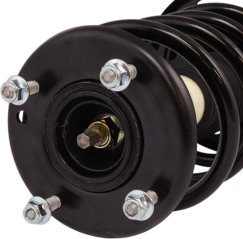 Miniatura 213 de TRQ Kit de suspensión delantera, conjunto de amortiguadores y resortes, barra estabilizadora, enlace estabilizador compatible con Chevrolet