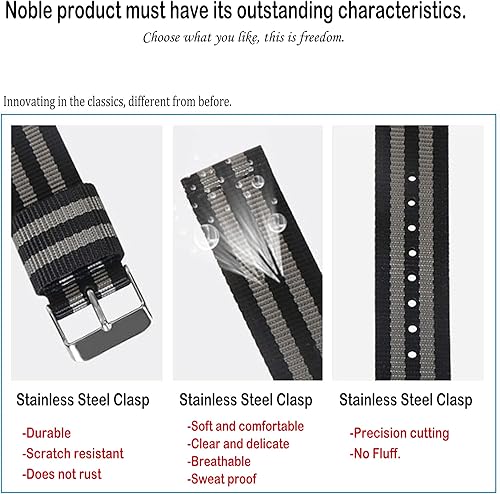 Miniatura 7 de Lijinlan Mi Band 4 Correa Compatible con Xiaomi 3Xiaomi 4, Pulseras de repuesto de nylon tejido Marco protector de metal para Mi Band 34 mujeres