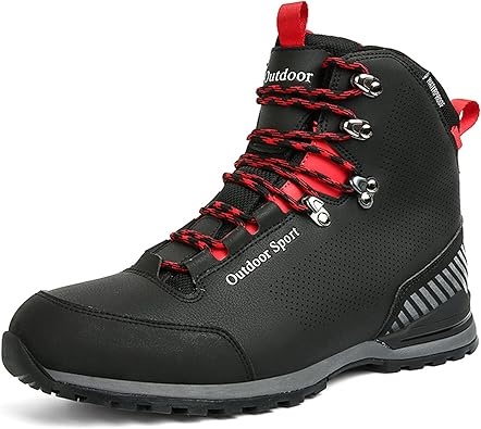 Mid Waterproof Hiking Boots Outdoor Backpacking Trekking Lightweight Mountaineering Walking Shoes for Men
