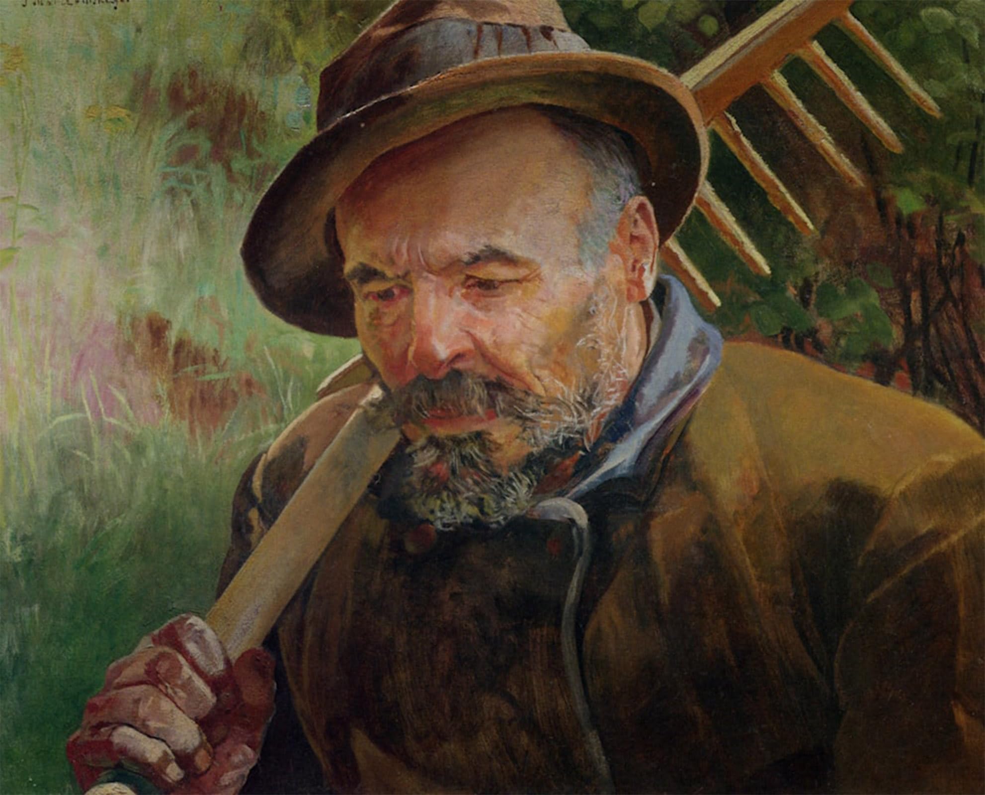 POSTERIIk Famous Modern Artwork Art Mural Returning From the Fields by Jacek Malczewski Oil Paintings Pictures for Home Decor 60x90cm