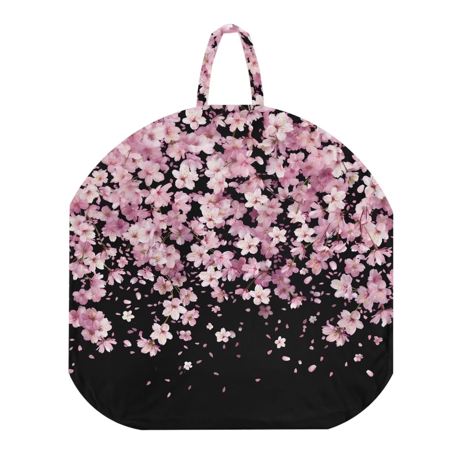 Hechitok Cherry Blossom Black Newborn Lounger Cover, Baby Lounger Pillow Covers for Girls Boys, Removable Cover for Infant Lounger Pillow Cover, Breathable & Comfortable