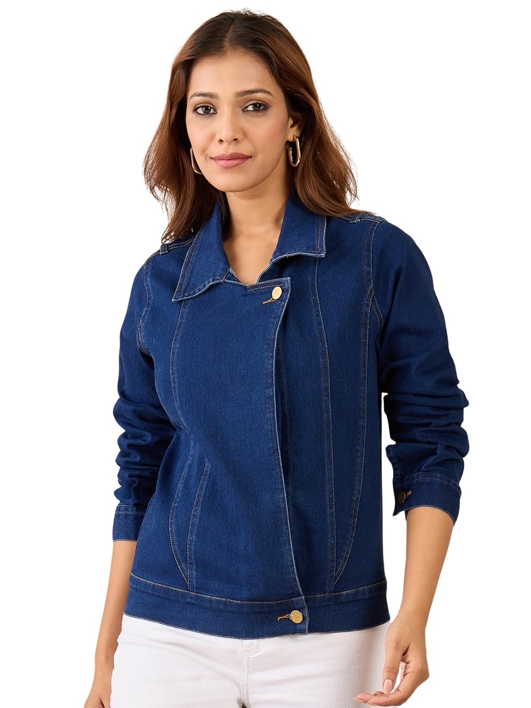stylestone Women's Tailored Denim Jacket-picture-39