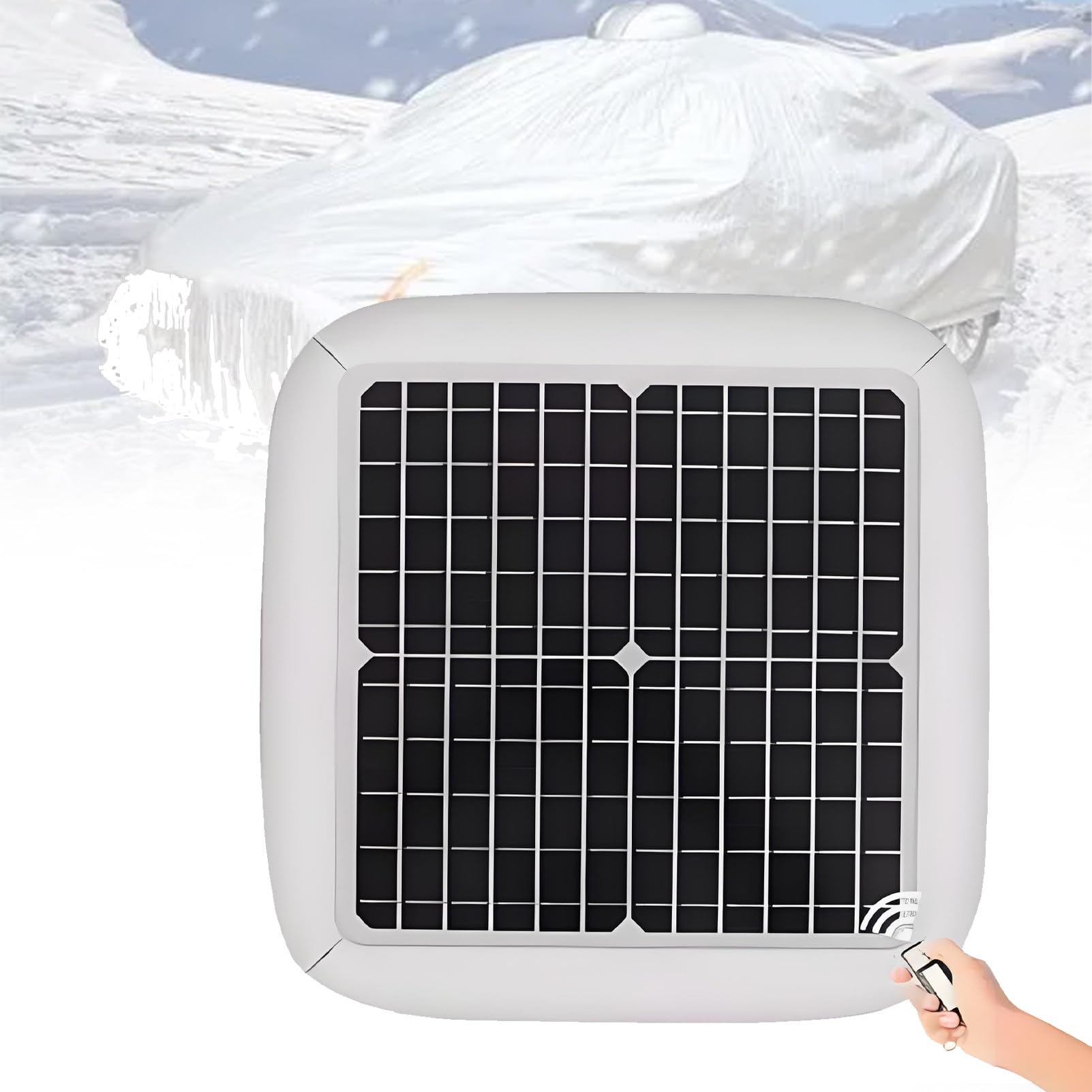 Car Cover Solar Charging, Intelligent Remote Control Electric Shrinkage Car Window Covers, Fully Automatic Outdoor Car Cover Portable Sun and Weather Shelter, Fit for Sedan, MPV, SUV. White-3XL