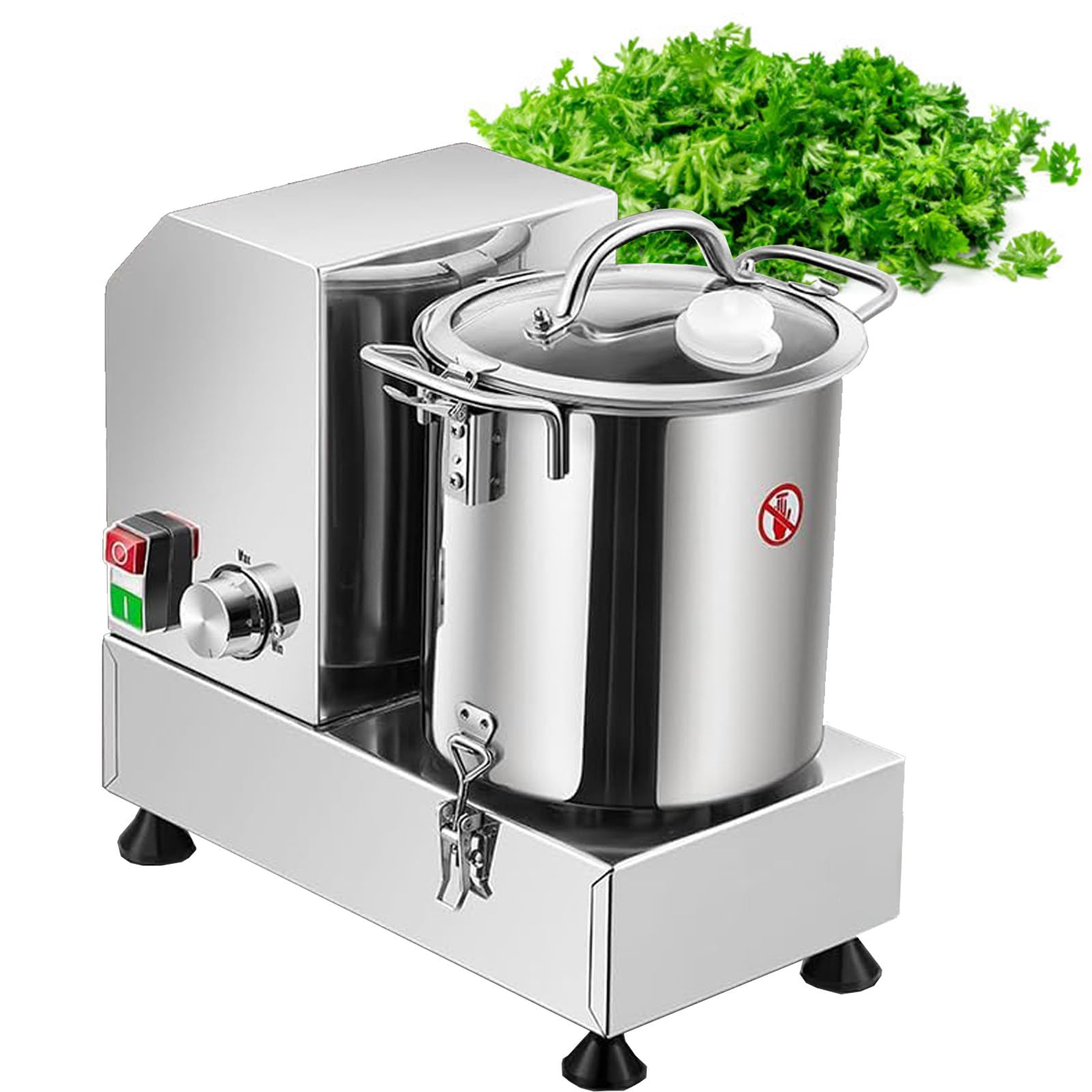 AYCDL Electric Food Chopper Cutters, Stainless Steel Food Blender Processor for Meat Fruits Vegetables Grinder Mixer 3700r/min
