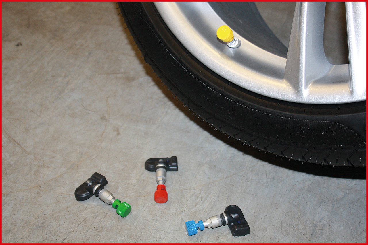 KS Tools 100.1185 RDKS / TPMS Reifenentlüfter-Satz, 4-tlg.