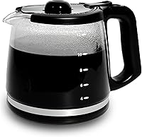 Vista 8 de Jarra de café de repuesto para 12 tazas compatible con cafetera Mr. Coffee, repuesto # PLD12 PLD12 serie PLD12-RB, mango negro