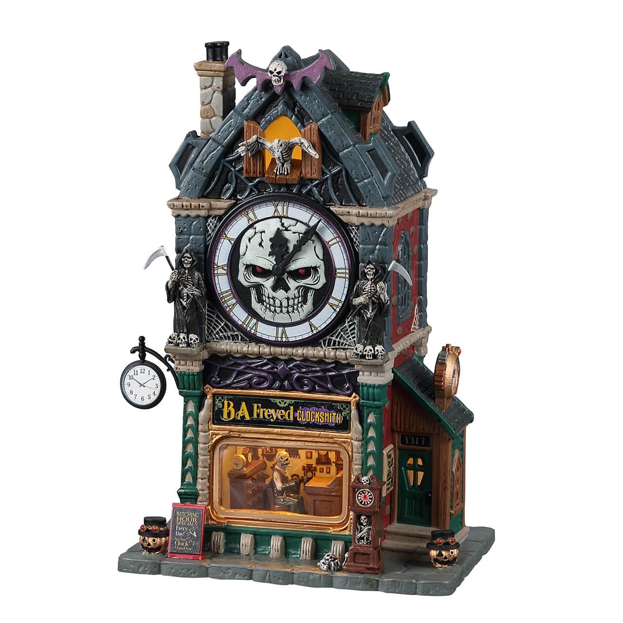 Lemax B.a. Freyed Clocksmith miniatura de relojería para maquetas
