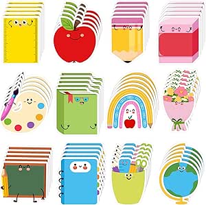 60 Packs Fall Sticky Notes - Maple Leaf & Pumpkin Theme Memo Pads For Autumn Office Supplies