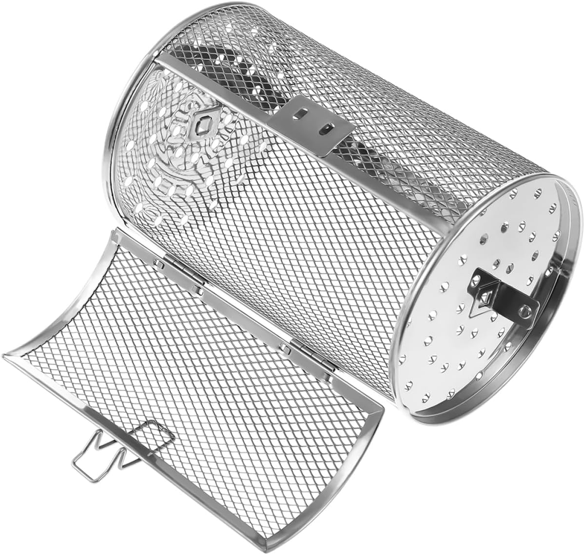 Rotisserie Oven Rack Durable Food Grade Stainless Steel Baking Cage for Even Heating Access for Air Fryers and Kitchen Grilling for Roasting Nuts