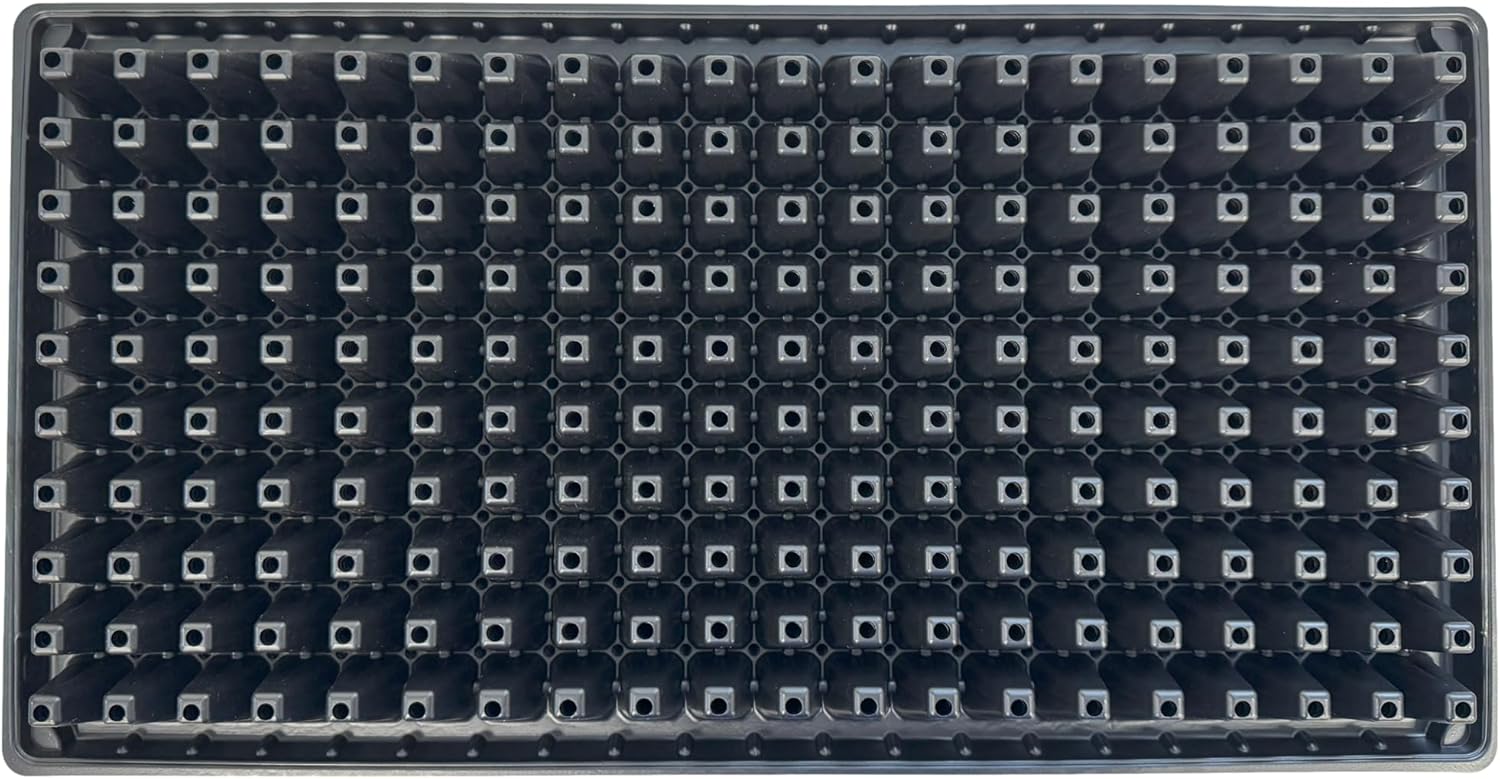 200 Cell Seedling Plastic Nursery Trays, 10 Pack, Thick Durable Germination Plug Trays, 2000 Cells Reusable Plant Propagation - Image 3