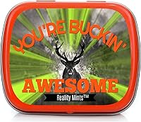 Vista 1 de You're Buckin' Awesome Mints – Regalo loco para amigos, regalos divertidos para compañeros de trabajo, rellenos extraños de calcetines para adultos