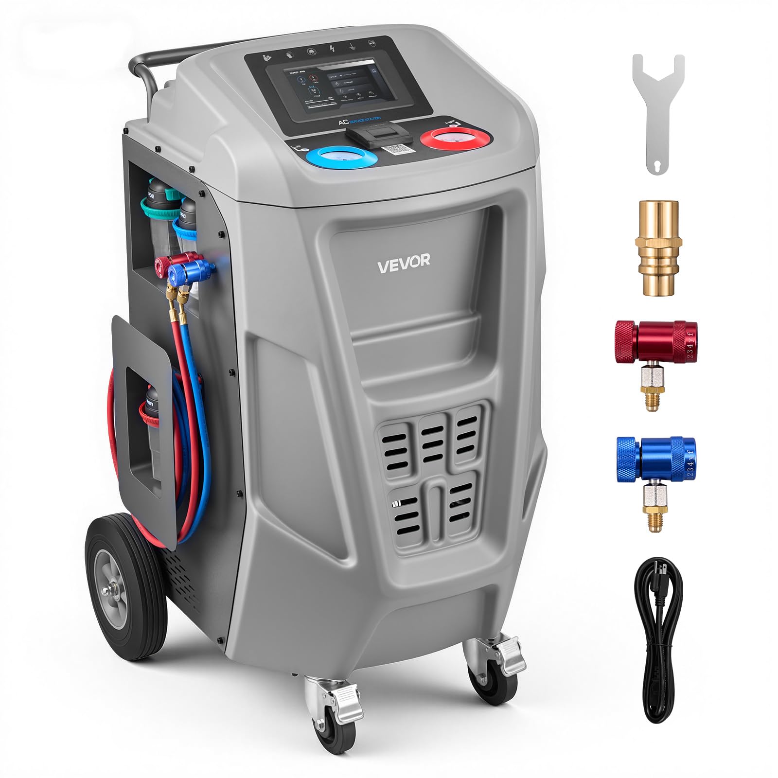 Amazon.com: VEVOR Fully Automatic Refrigerant Recovery Machine for