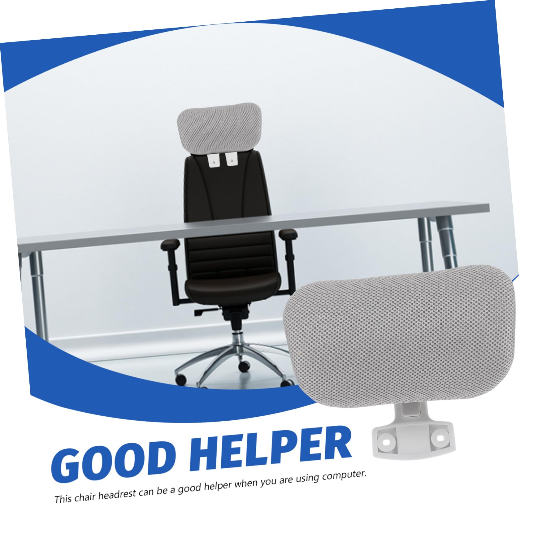 Reposacabezas Ajustable para Silla de Ordenador Altura 4cm
