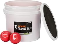 Franklin Sports Soft Kids Lacrosse Balls Bucket (20 Pack) - Official Size Youth Training Lax Balls for Indoor Outdoor Play Beginners