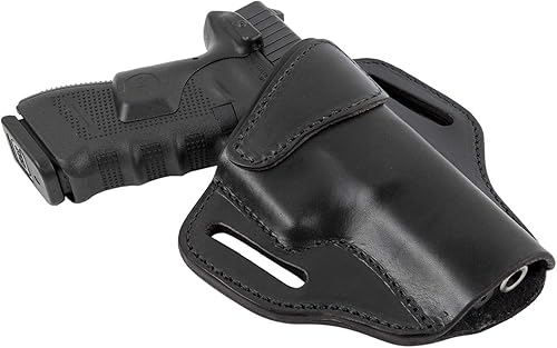 Miniatura 9 de Relentless Tactical Ultimate - Funda de cuero con 2 ranuras OWB, fabricada en Estados Unidos, para pistolas Glock 17, 19, 22, 26, 32, 33, S&W M&P