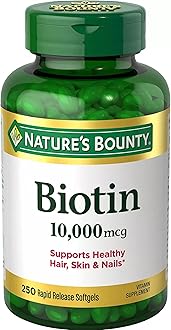 Biotin 10,000 mcg, 250 Rapid Release Softgels