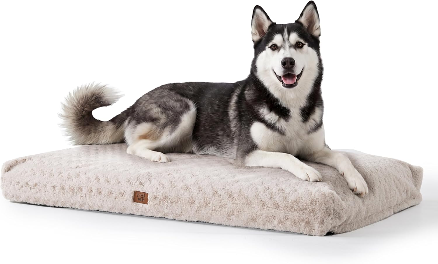 EGOHOME Dog Bed for Large Dogs, Shredded Memory Foam, Washable, Non-Slip