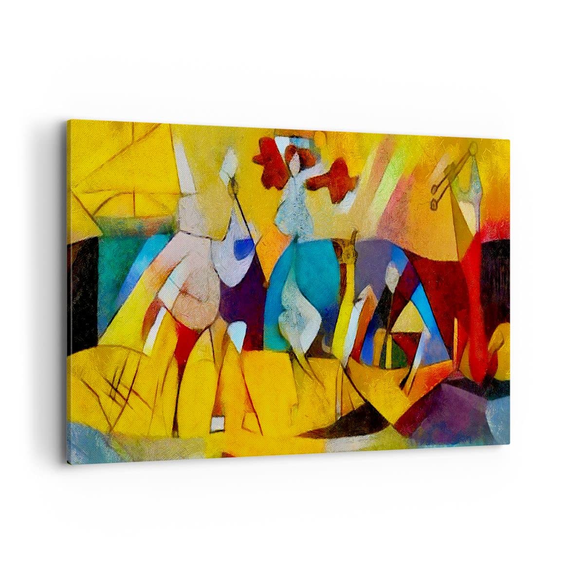 Stampe da Parete Moderne 100x70 cm Quadro su Tela Astratto Arte - 3455 | Astrazione Moderno Quadro Decorativo Grande 1 pezzo Soggiorno Camera da Letto Arte da Parete Decorazione da Parete ARTTOR