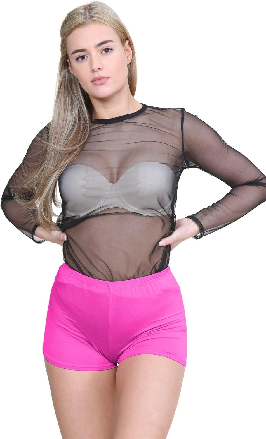 Janisramone® Women's Mini Shorts, Workout Shorts - Chic Hot Pants for Dance Gym Shorts Women | Perfect Summer Booty Shorts