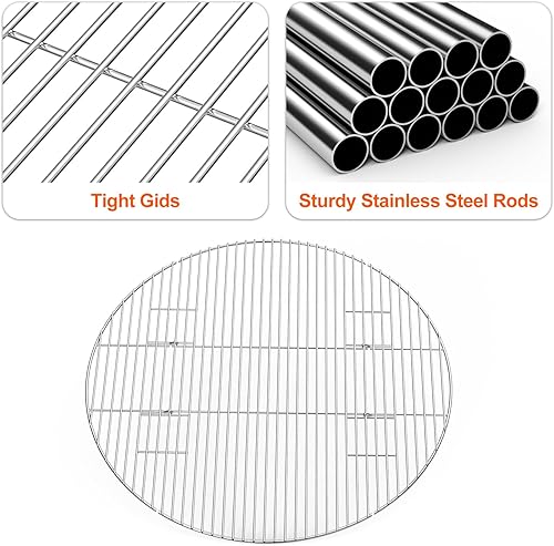 Miniatura 4 de onlyfire Rejillas de cocina plegables para brasero, varillas de acero inoxidable sólido para barbacoa para acampar al aire libre, 36 pulgadas