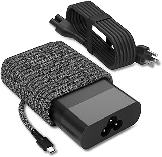 New Slim 65W for HP Laptop Charger USB C - HP Spectre x360 Charger -HP Elite x2 Charger -HP Envy/Elitebook X360 Charger - HP Pavilion/Probook/Split Charger,Type C Chromebook Charger Power Adapter Cord