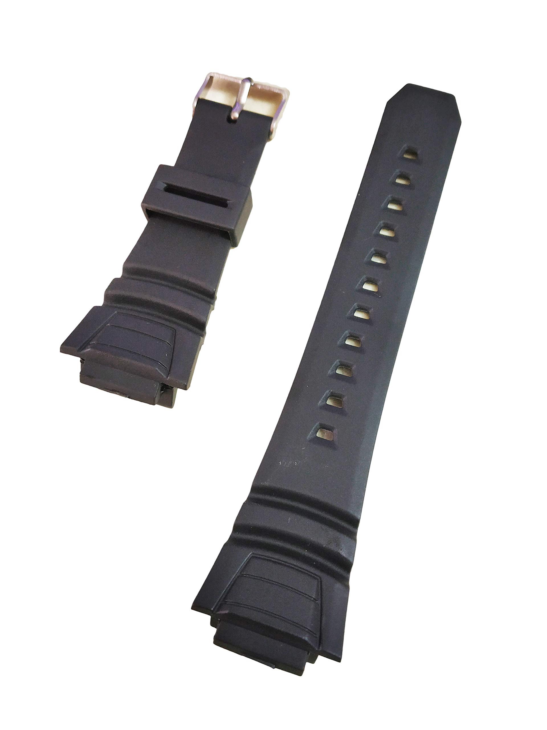 EWatchAccessories 16mm x 26mm Black PU Rubber Watch Band Strap (B08JQD2PQQ) Amazon Price History, Amazon Price Tracker