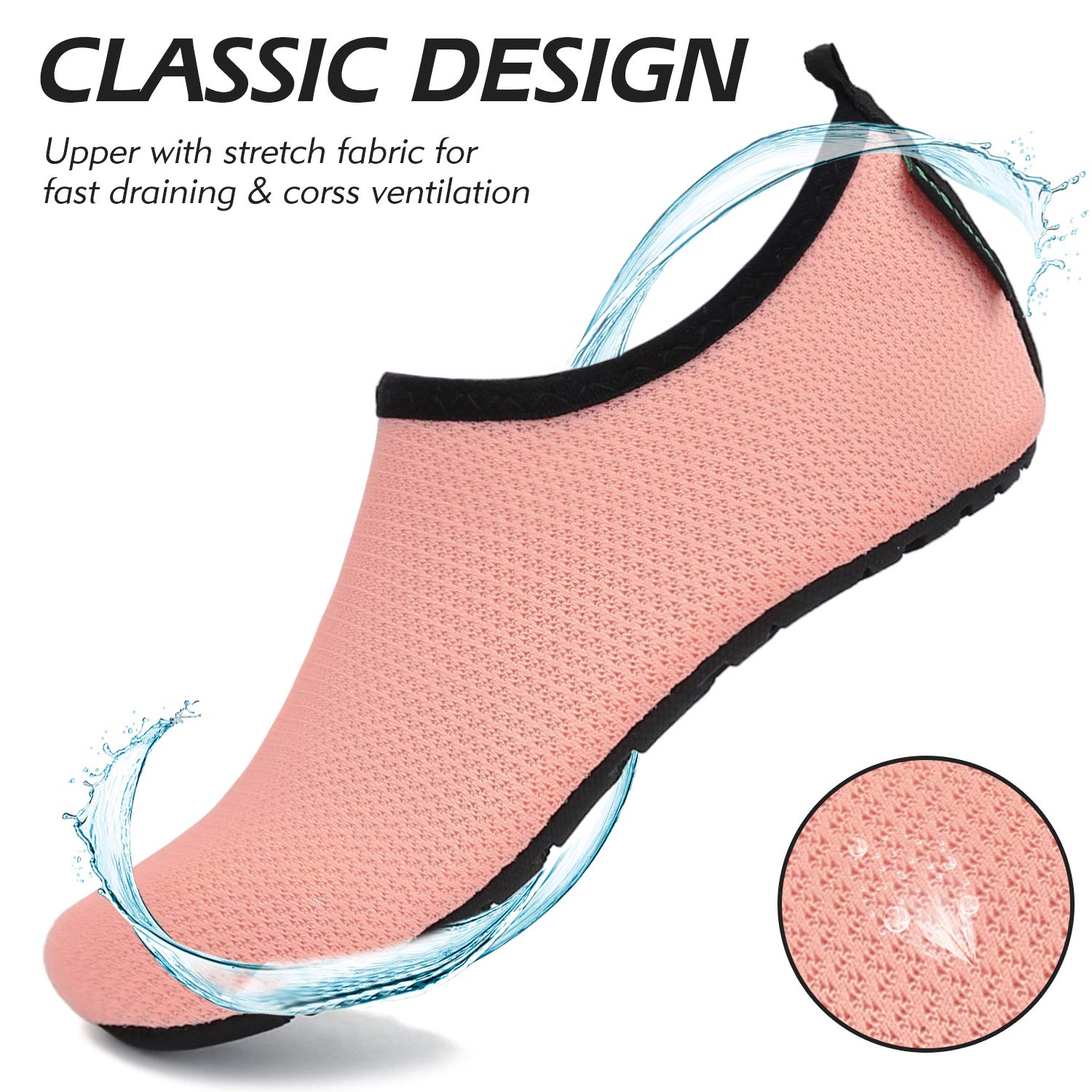SAGUARO Scarpe da Immersione Bambini Ragazze Scarpe da Bagno Ragazzi Rapida Scarpette