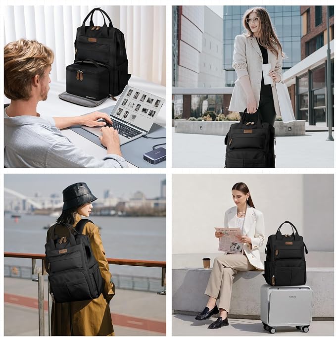 Mochila de viaje para mujer y hombre, portátil hasta 17.3" miniatura 9