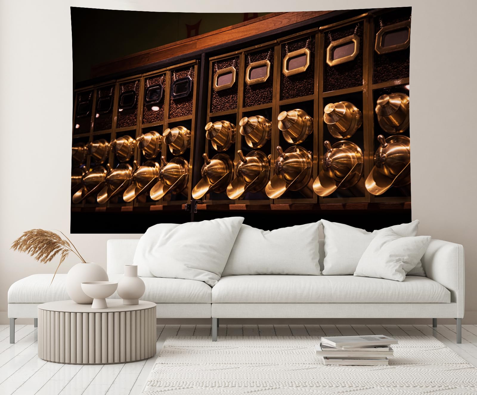 CHNYWORK Fondo De Café De 10 X 8 Pies, Granos De Café, Taza De Café, Fiesta De Té, Café, Fondo, Tiempo Libre, Decoración De Fiesta, Cafetería, Fotomatón De Estudio, B1-1607-1080