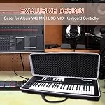 LTGEM Controller Case for Alesis V49 MKII USB MIDI Keyboard Controller, Hard Storage Travel Protective Carrying Bag