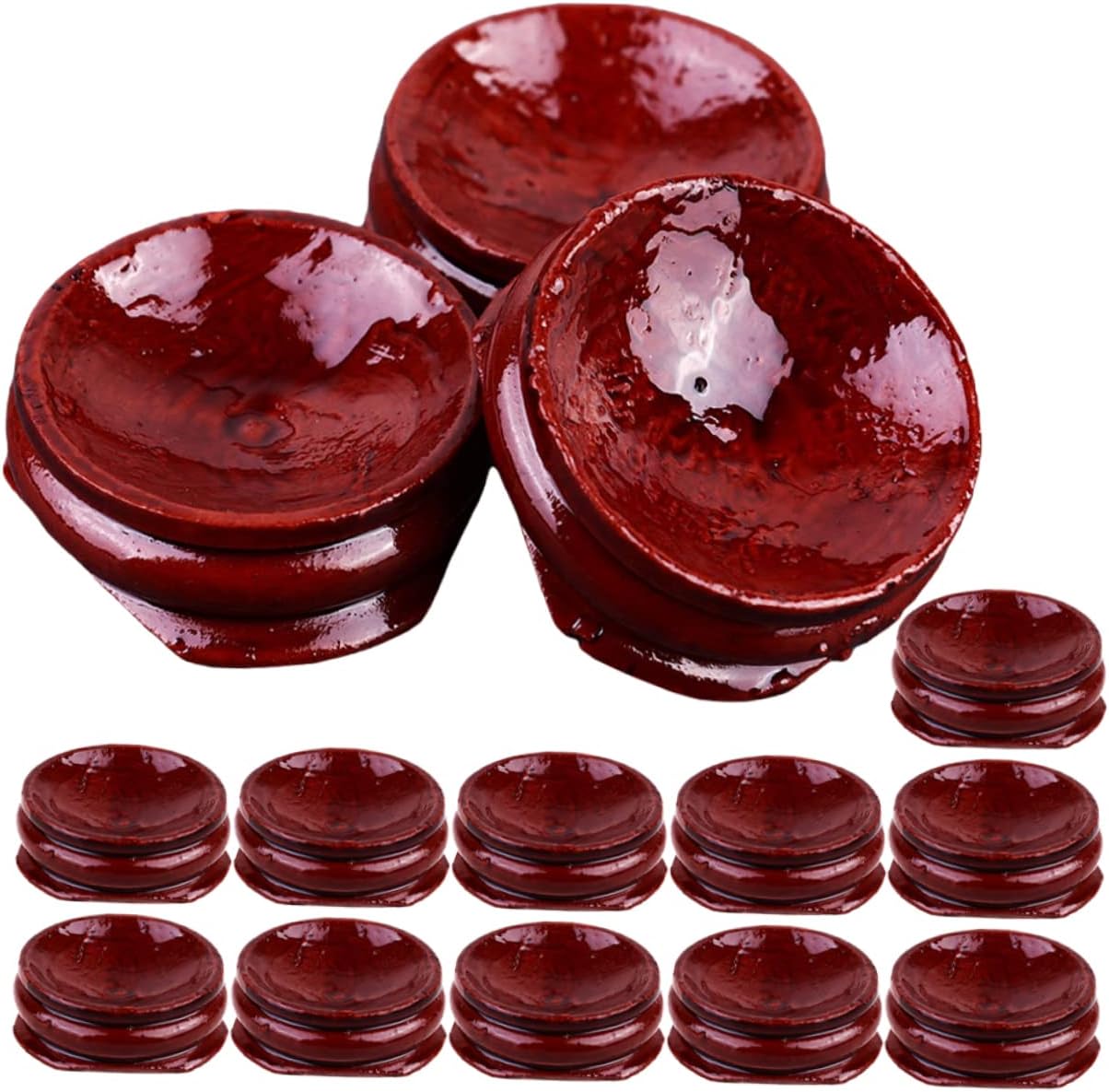 Wooden Crystal Display Stand 15Pcs for Rocks and Eggs
