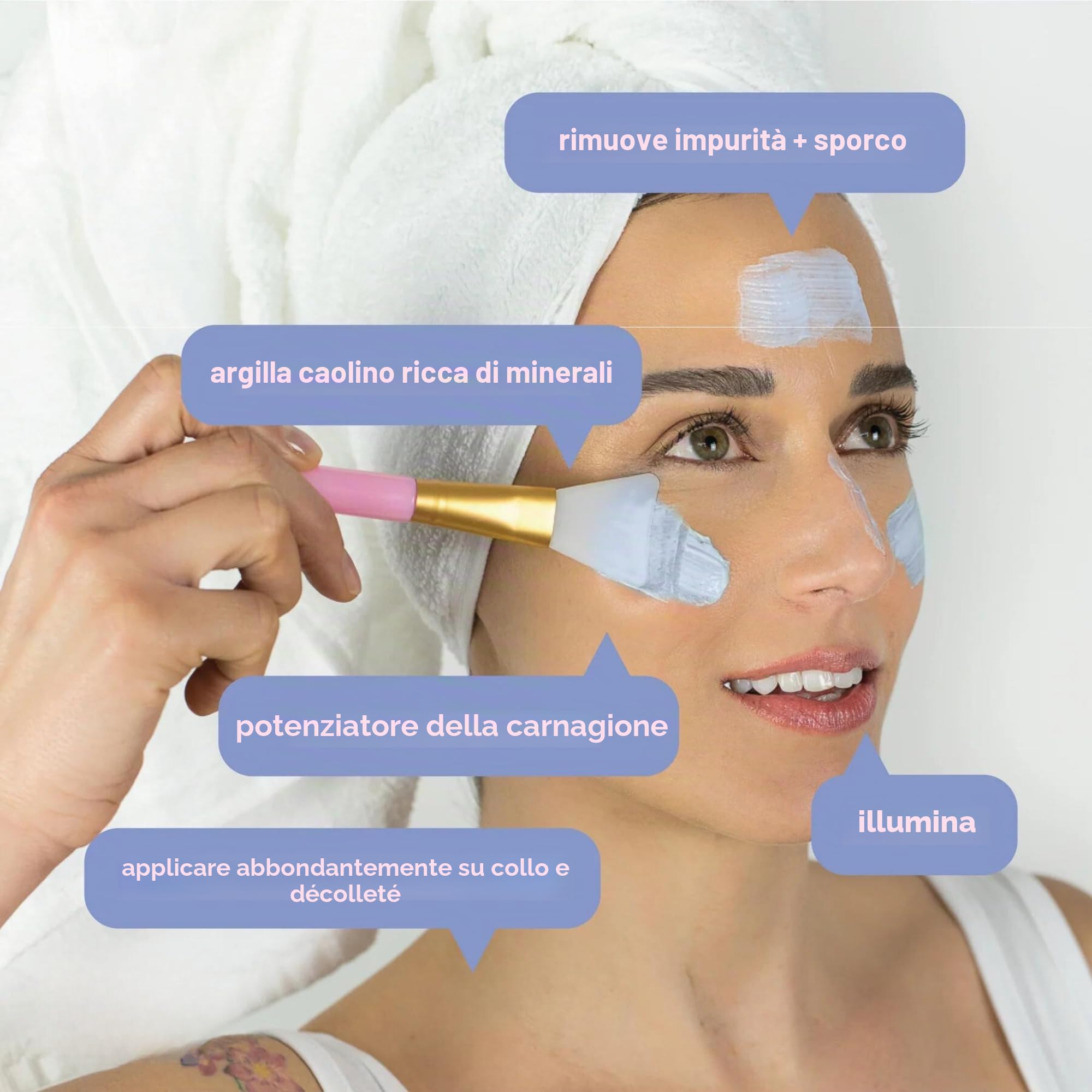 DELUXE Regalo Donna Compleanno, Set Regalo Donna, Set Bagno Spa, Confezione Relax Compleanno, Pamper Island - Blu/Viola