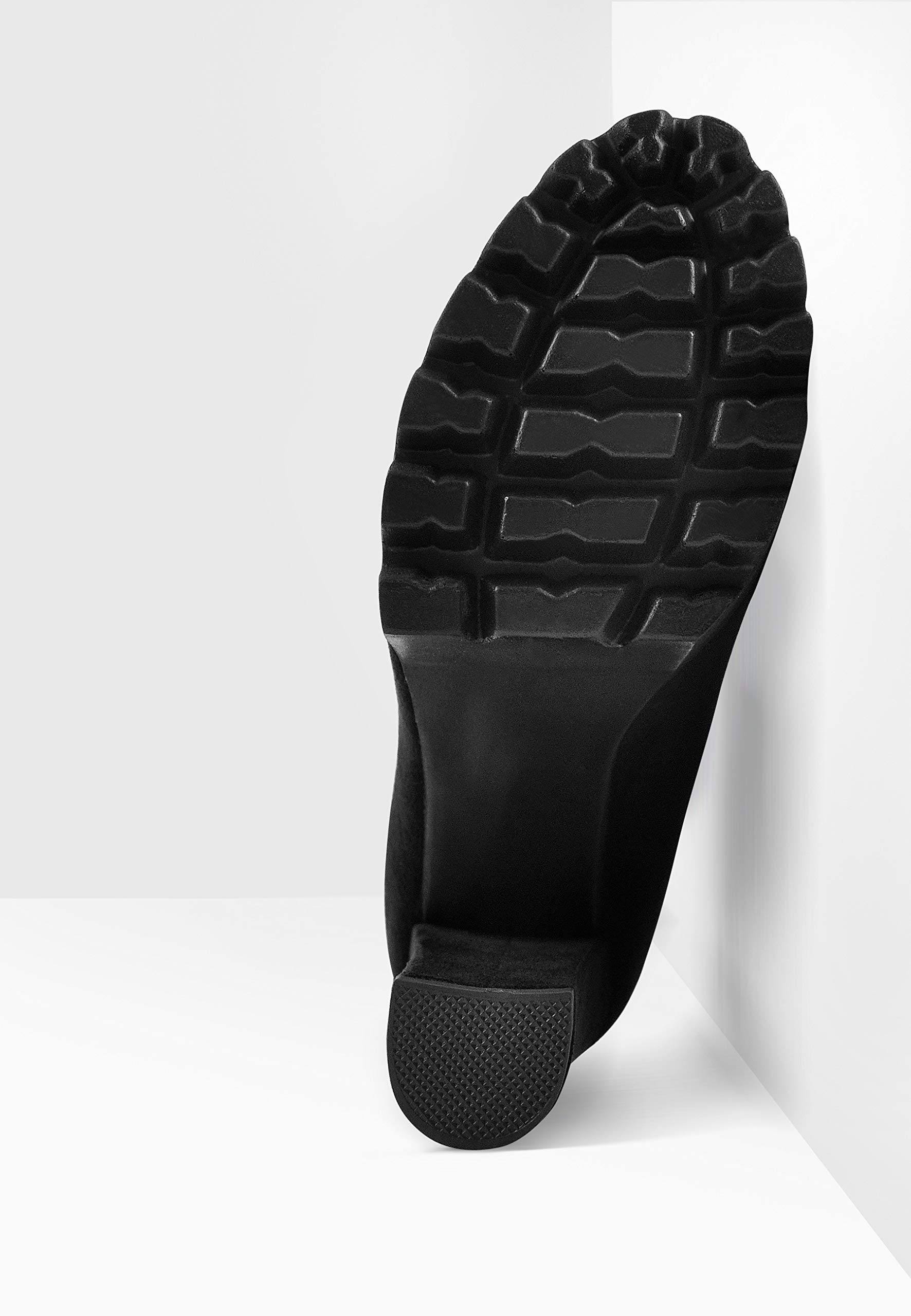 Only maker Bequeme Elastische Plateaustiefel Booties Plateau Stiefeletten mit Profilsohle
