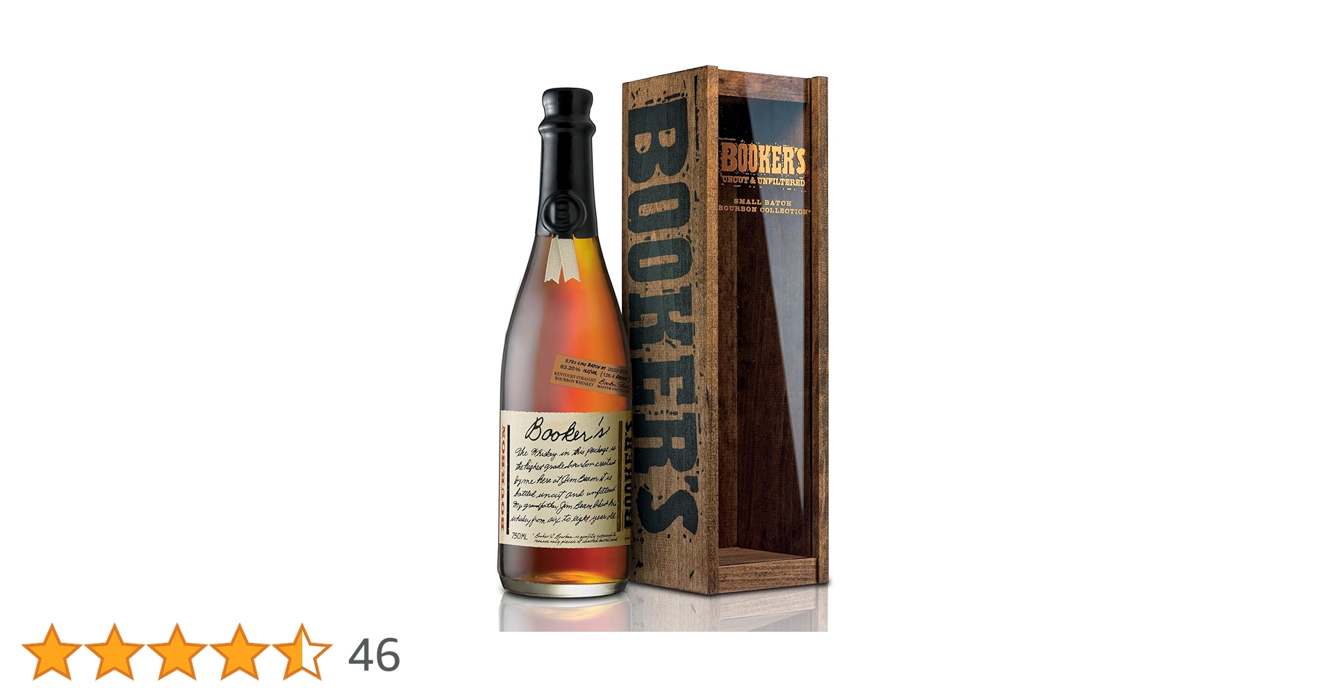 Amazon.co.jp: バーボンウイスキー ブッカーズ 2020 [ ウイスキー