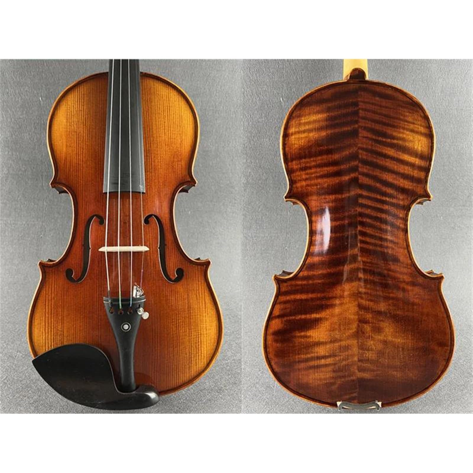 Violín Para Principiantes Violín 4/4 Hecho A Mano Con Estuche Accesorios Para Lazos Violín 4/4