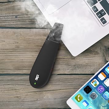 BLK Black Mamba Dry Herb Vaporizer, New & Improved 2021 Edition! ! 5 Temp Settings, Ceramic Chamber, Glass Air Path, Ergonomic Design
