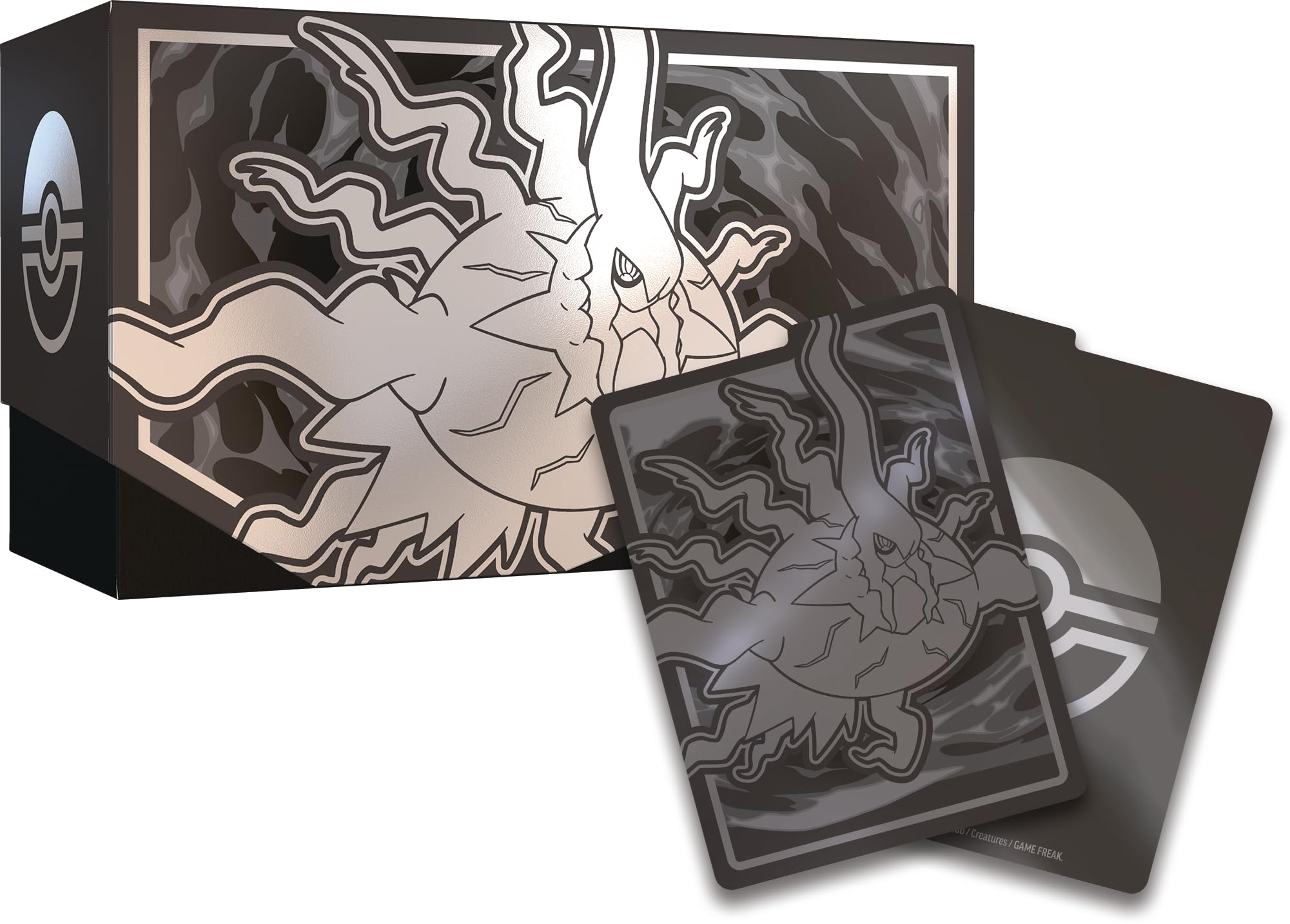 Pokémon: Caja de Entrenador Élite de Megaevolución-Oscuridad Absoluta (1 Carta de promoción con ilustración expandida, 9 Sobres de Mejora y Accesorios prémium)