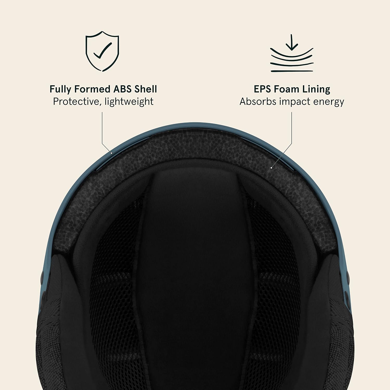 Retrospec Comstock Ski & Snowboard Helmet for Adults - Durable ABS Shell, Protective EPS Foam & 10 Cooling Vents - Adjustable Fit for Men & Women - Matte Superior Blue, Medium