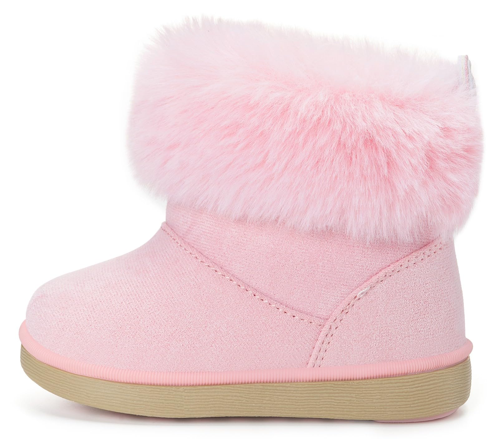 Gaatpot Stivali per Bambine e Ragazze Stivaletti da Neve Ragazzi Fodera Scarpe con Invernali Bambini Stivale con Imbottitura Calda 20-29EU
