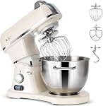 ZACME 8.4QT Commercial Stand Mixer 800W with Aluminum Die Casting Meets the Standard of NSF/ANSI 8-2023, Mixers Kitchen Electric Stand Mixer with Stainless Steel 8L Bowl, Dough Hook, Whisk and Beater