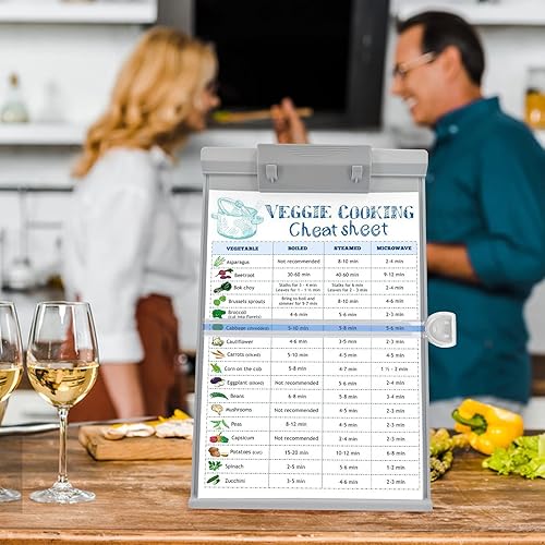 Miniatura 5 de Barelove Soporte de papel de escritorio para documentos, soporte plegable para libros de lectura, soporte para copias, caballete con 7 posiciones