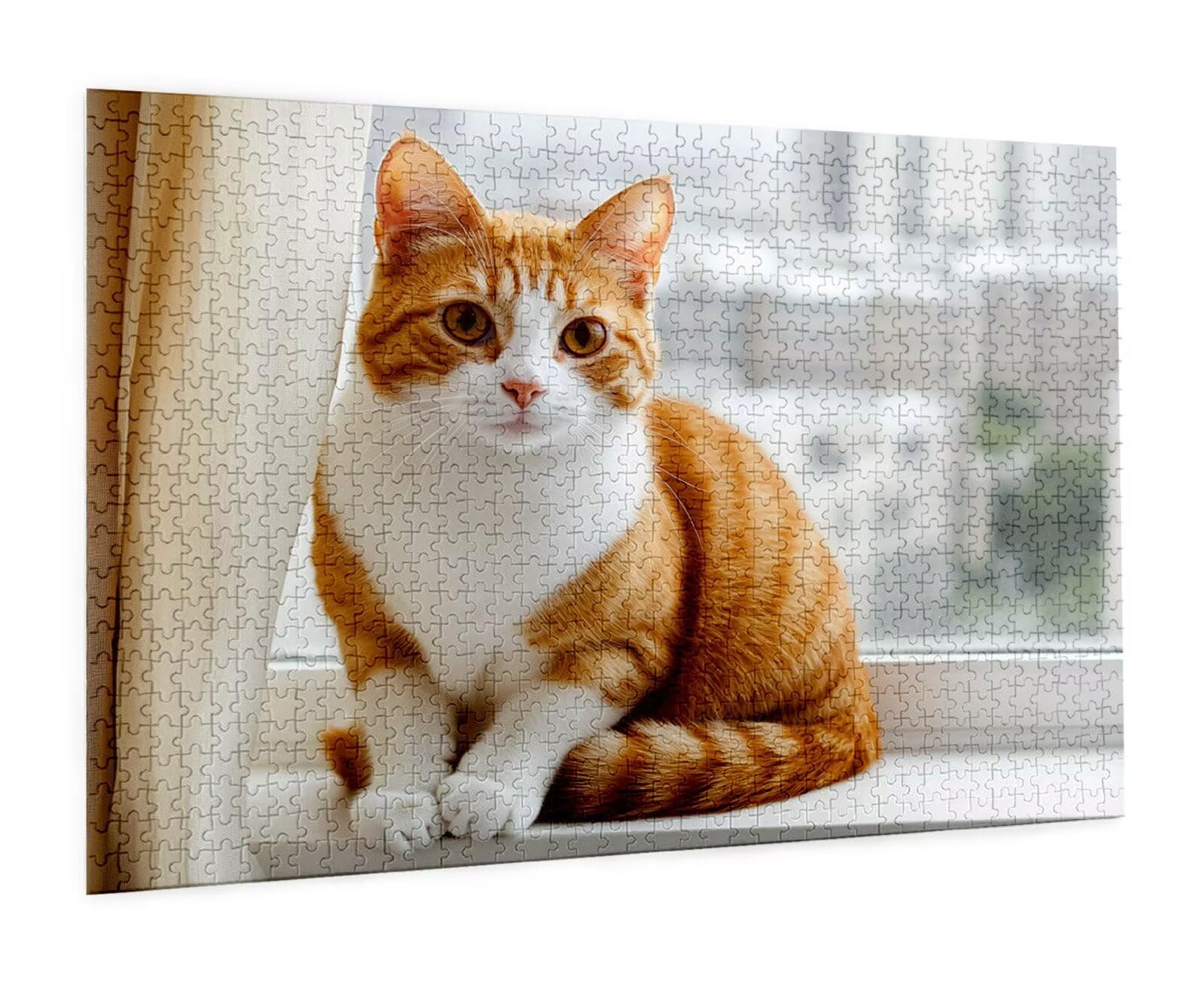 Personalisiertes Puzzle mit Eigenem Foto - 1000/1314/1500/2000/3000/4000/5000 Teile, Puzzle Selbst Gestalten, Personalisierte Geschenk für Familie, Paare & Haustierfans Geburtstag, Weihnachten C-3798
