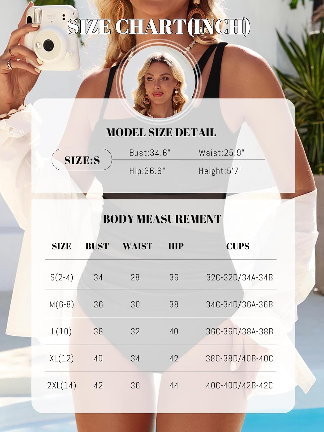 Womens Mesh One Piece Swimsuits Ruched Tummy Control Bathing Suit Modest Full Coverage Slimming Swim Suit - Image 6