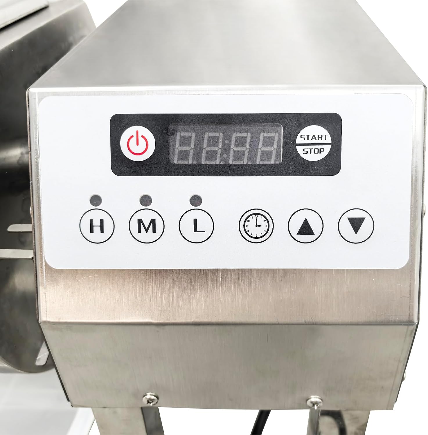 15L Circular Stainless Steel Meat Vegetable Tumbler Marinator Rotatable Commercial Meat Curing Marinating Machine Electric Meat Tumbler Marinator 110V 40W