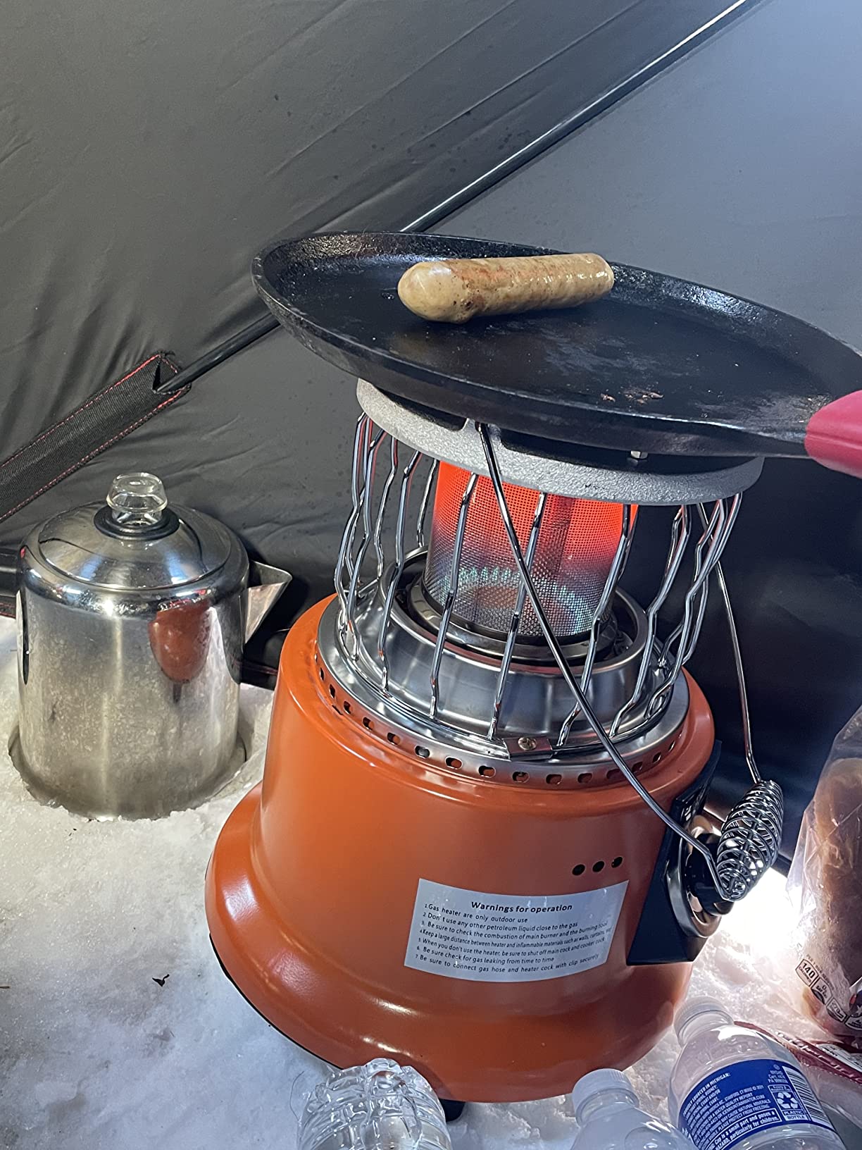 14/mo Finance SEEYANG Patio Tent Propane Heater , Portable Propane
