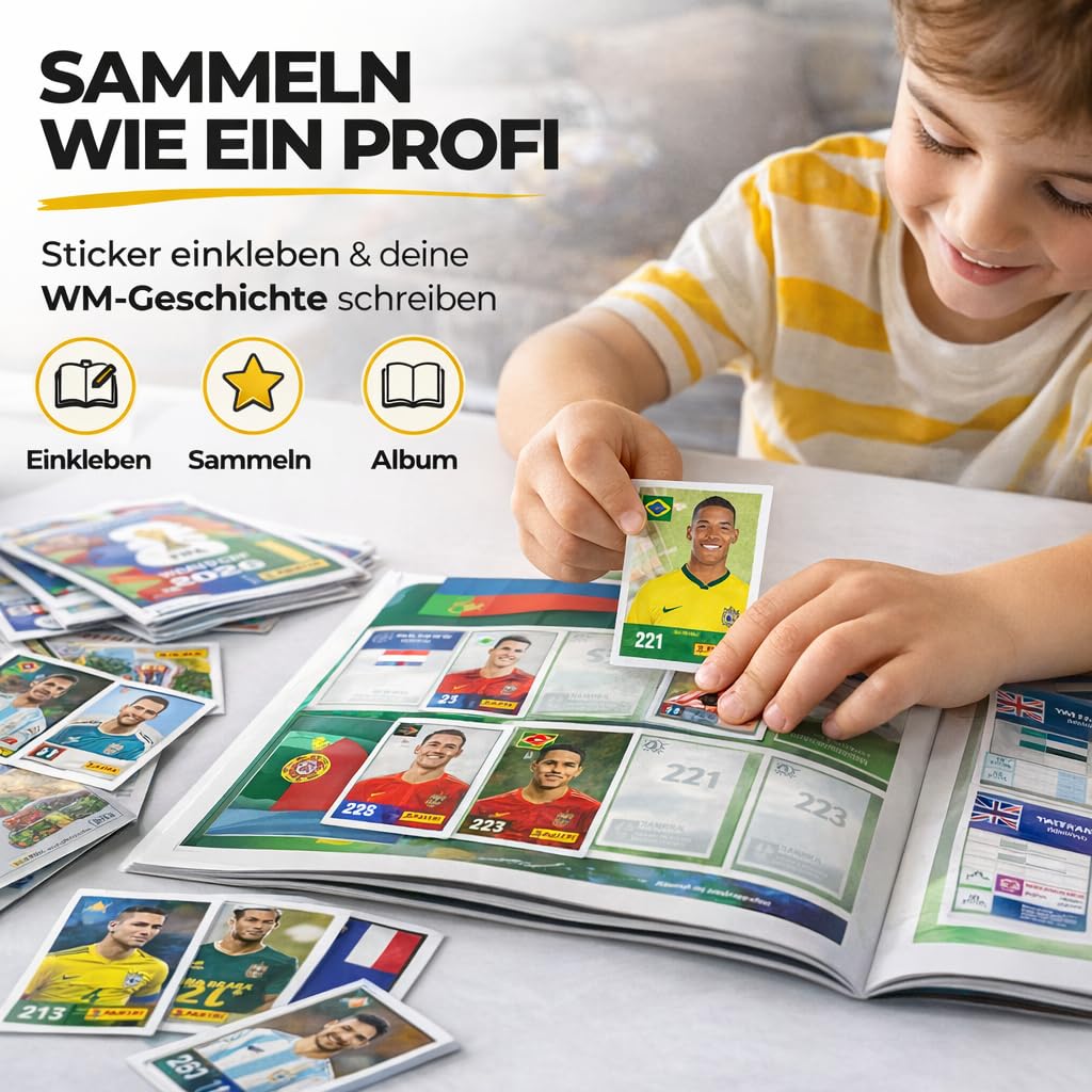 Panini Álbum Copa Mundial 2026 XXL Set con Stickers y Calendario