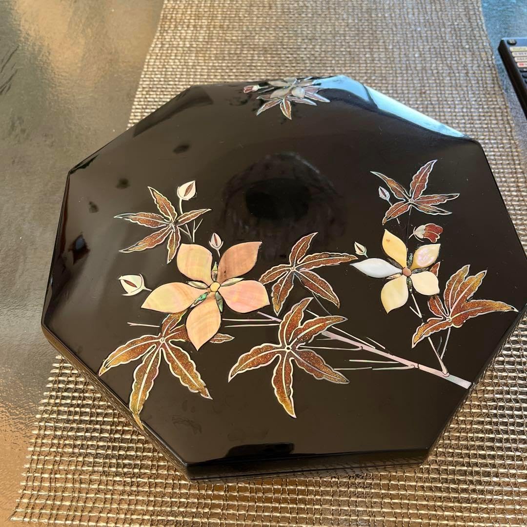 ❤︎韓国伝統工芸品❤︎ 螺鈿細工アクセサリーボックス 韓国伝統工芸品 螺鈿細工アクセサリーボックス 新品 花紫 韓国伝統雑貨