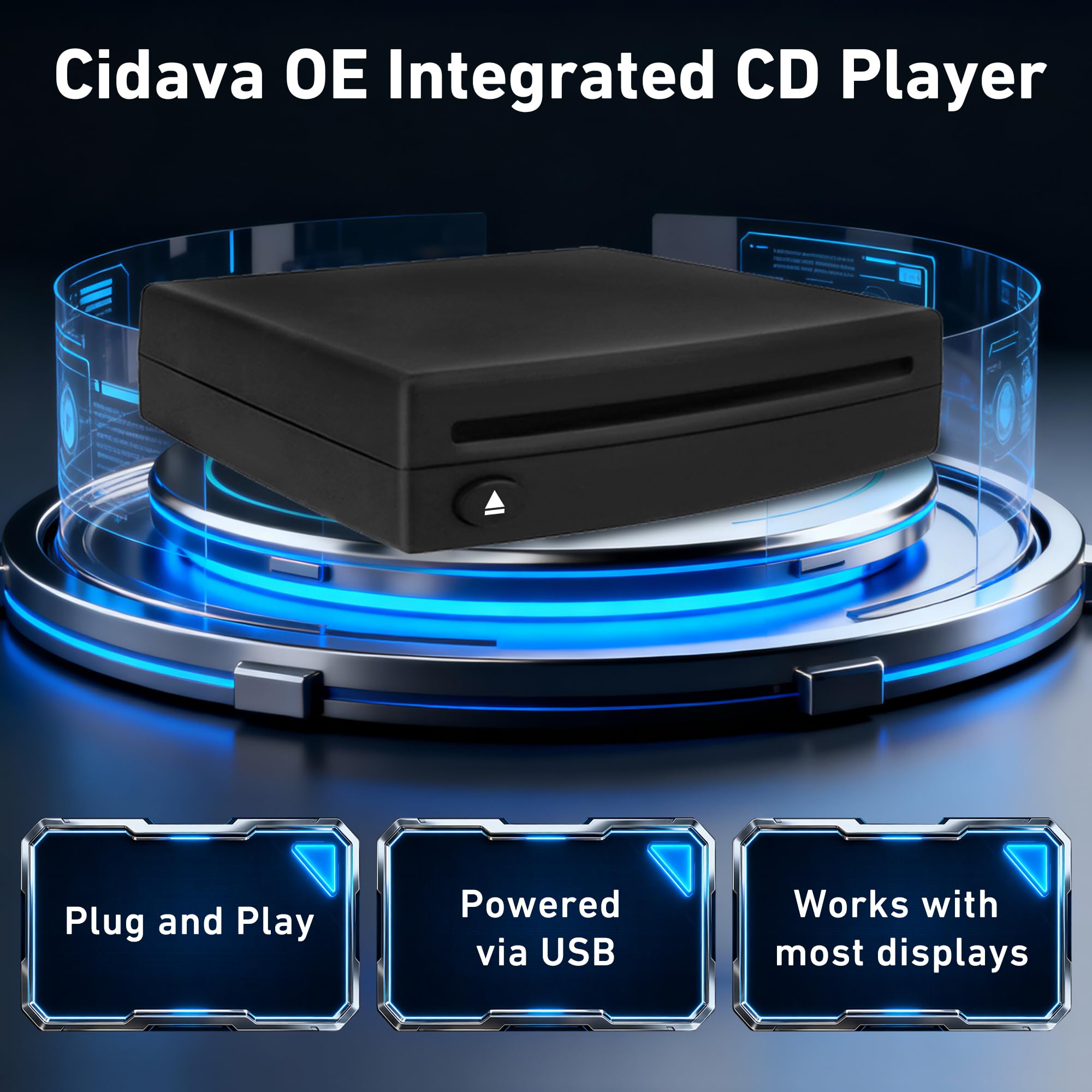 Amazon.co.jp: 車両CDプレーヤー、Cidava OE統合車両CDプレーヤー、USB