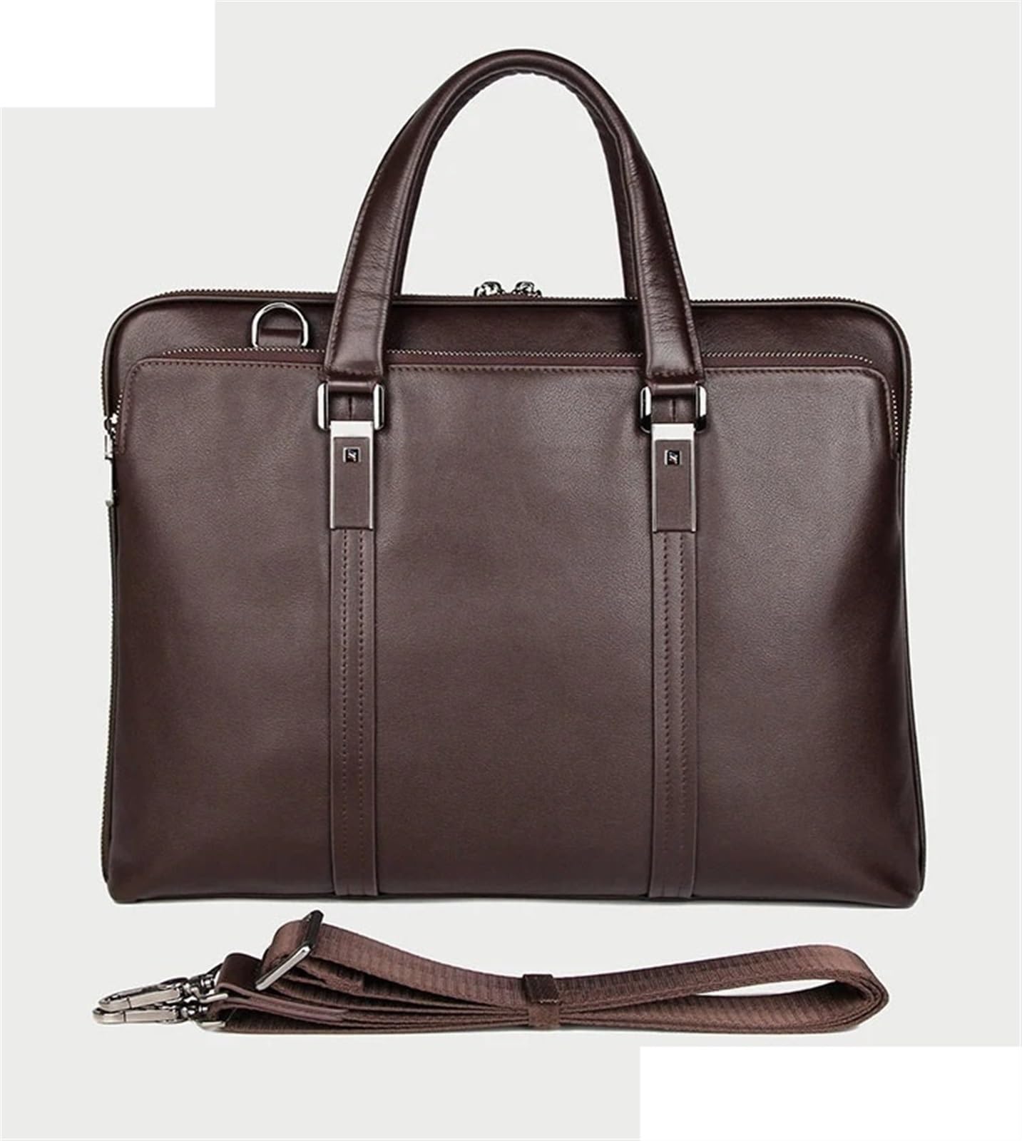 Valigetta per Uomo Valigetta in pelle Borsa da lavoro in uomo for laptop 15,6 pollici ufficio 14 for documenti a tracolla